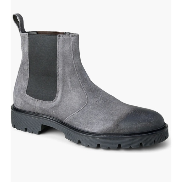 Good Man Brand Other - Good Man Brand Charcoal Gray Modern City Chelsea Lug Sole Slip On Ankle …